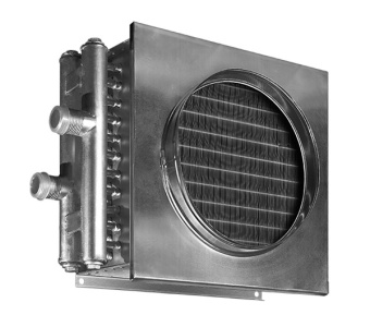 Водяные нагреватели для круглых и квадратных каналов ZWA 150x150-2